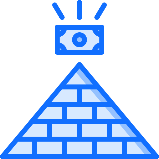 Pyramid Coloring Blue icon