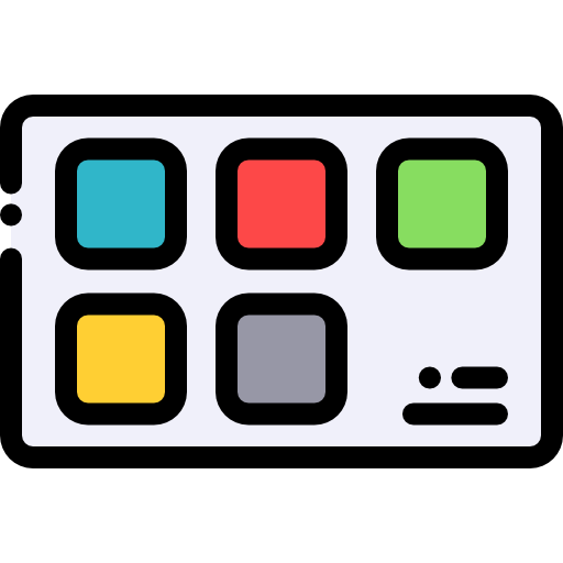 aquarell Detailed Rounded Lineal color icon