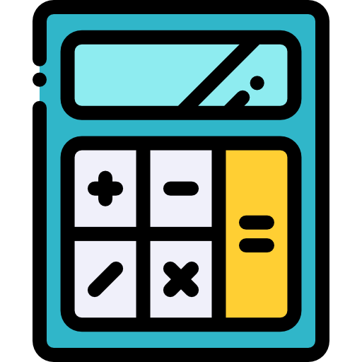 calculatrice Detailed Rounded Lineal color Icône