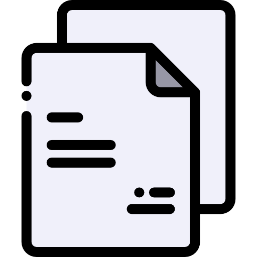 papier Detailed Rounded Lineal color icon