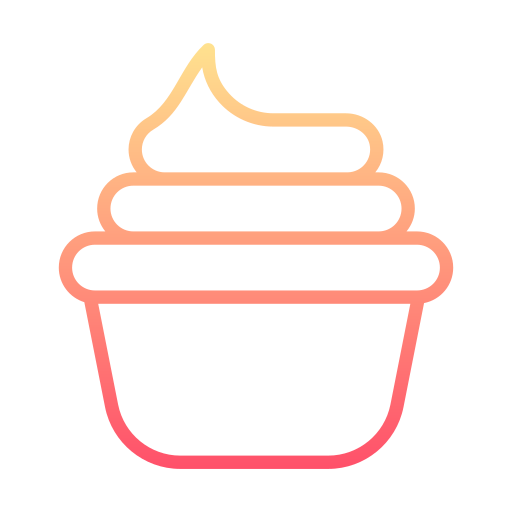 컵케이크 Generic gradient outline icon
