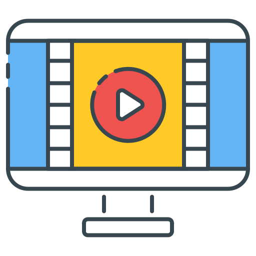 video Generic color lineal-color icono