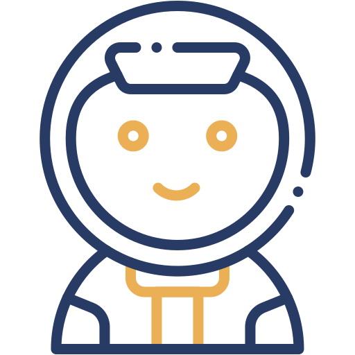 astronauta Generic color outline icono