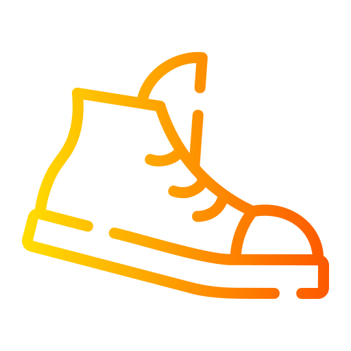 scarpe da ginnastica Generic gradient outline icona