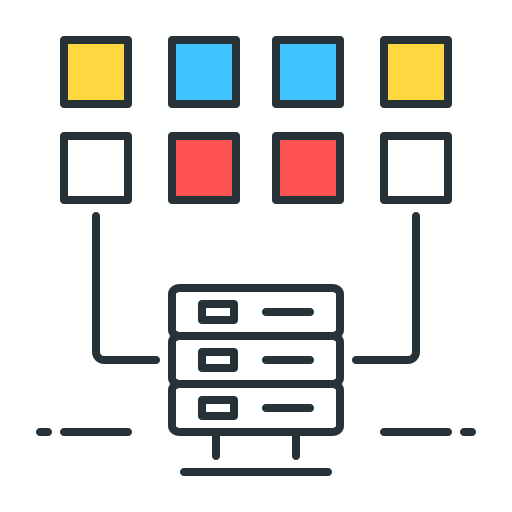 Data architecture Generic color lineal-color icon