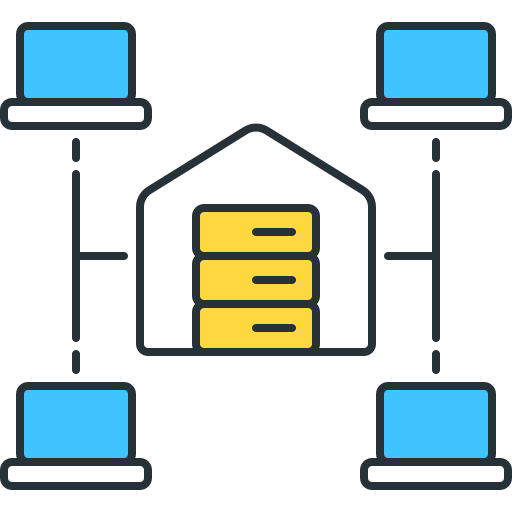 Warehouse Generic color lineal-color icon