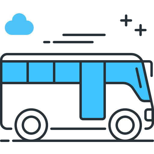 Bus Generic color lineal-color icon