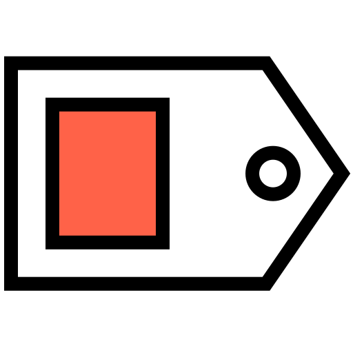 꼬리표 Generic color lineal-color icon
