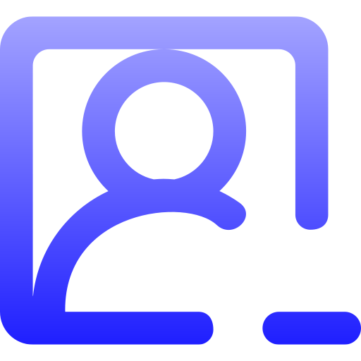 프로필 Generic gradient outline icon