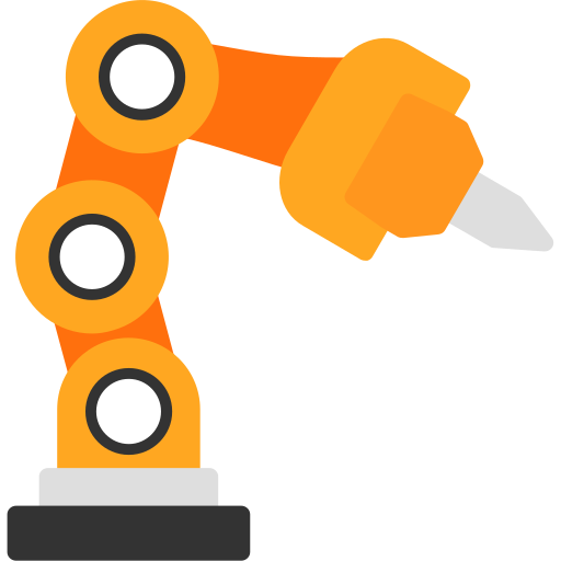 Robotic arm Generic color fill icon