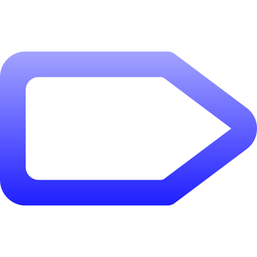 Backspace Generic gradient outline icon