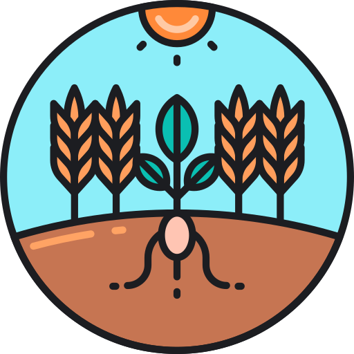 農場 Generic color lineal-color icon