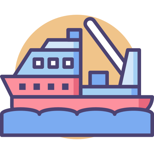 Support vessel Generic color lineal-color icon