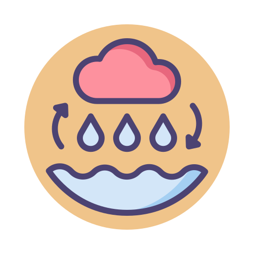 Water cycle Generic color lineal-color icon