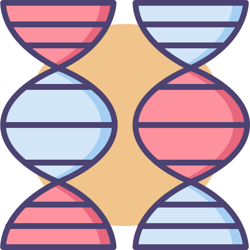 confronto genetico Generic color lineal-color icona