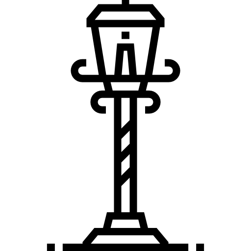 farola Detailed Straight Lineal icono