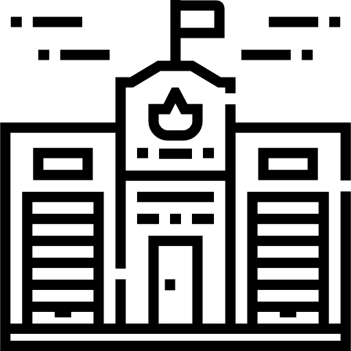 소방서 Detailed Straight Lineal icon