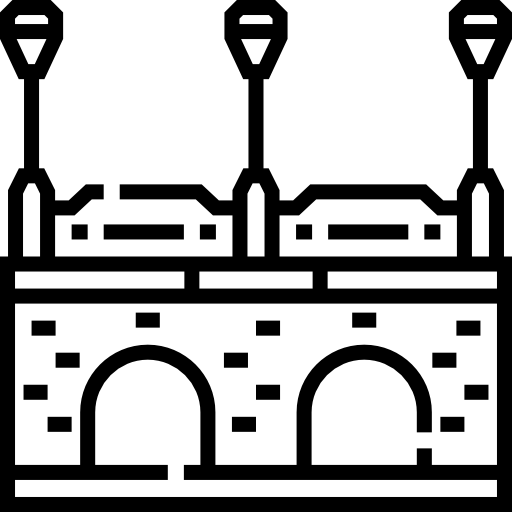 橋 Detailed Straight Lineal icon
