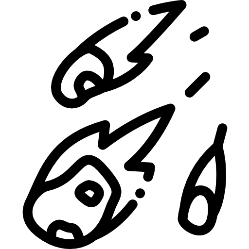 운석 Detailed Rounded Lineal icon