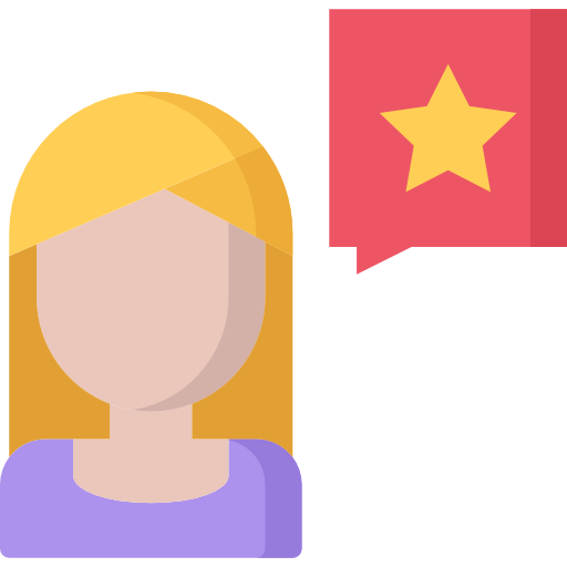 feedback Coloring Flat icon