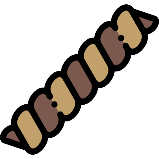 czekolada Detailed Rounded Lineal color ikona