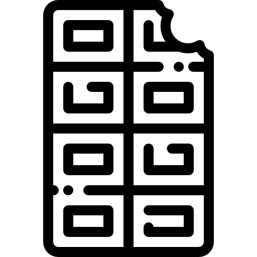 초콜릿 바 Detailed Rounded Lineal icon