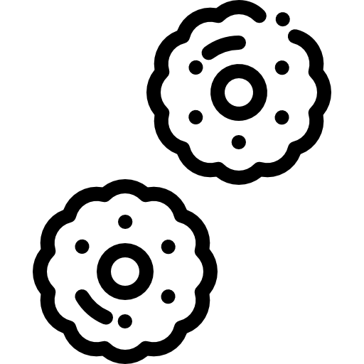 Бисквит Detailed Rounded Lineal иконка