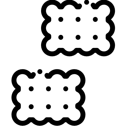 비스킷 Detailed Rounded Lineal icon