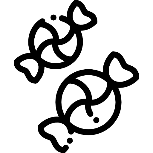 사탕 Detailed Rounded Lineal icon