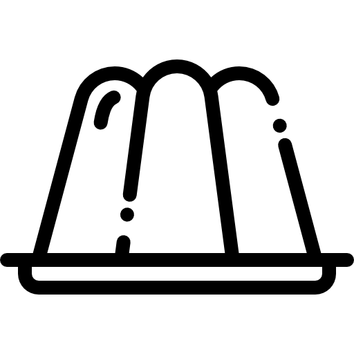 gelatina Detailed Rounded Lineal icono