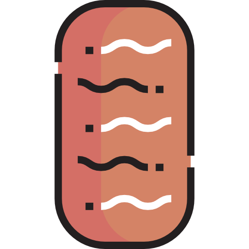 Baguettes Detailed Straight Lineal color icon