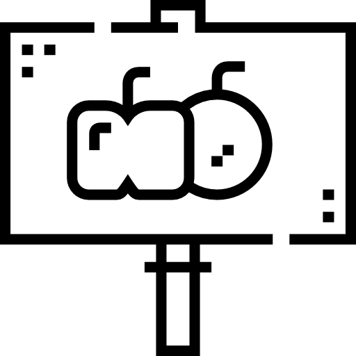 mercado Detailed Straight Lineal icono