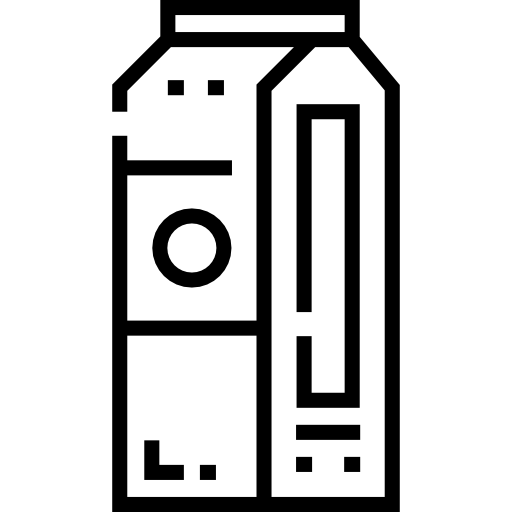 우유 Detailed Straight Lineal icon