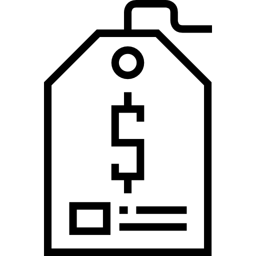 preisschild Detailed Straight Lineal icon