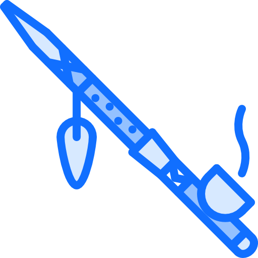 平和のパイプ Coloring Blue icon