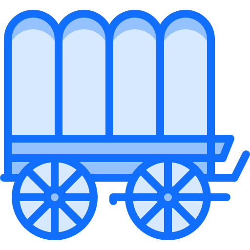 vagón Coloring Blue icono