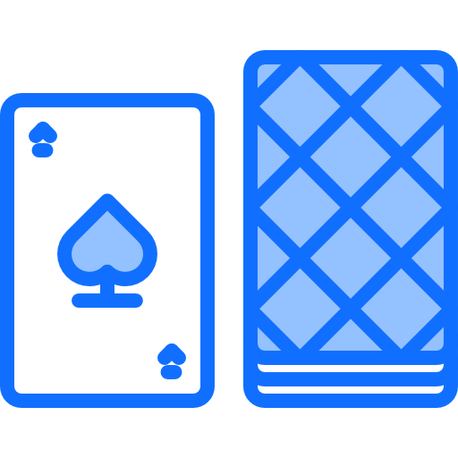Poker Coloring Blue icon
