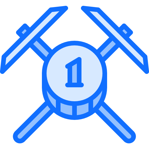 minería Coloring Blue icono