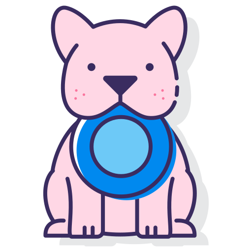 犬 Generic color lineal-color icon