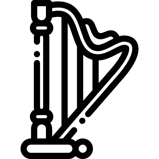 ハープ Detailed Rounded Lineal icon