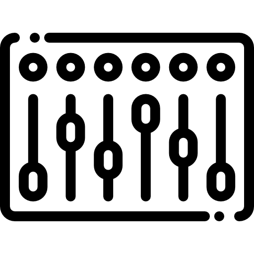 mikser Detailed Rounded Lineal ikona