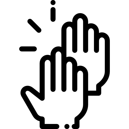 クラップ Detailed Rounded Lineal icon