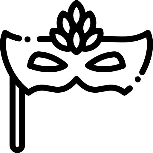 maschera Detailed Rounded Lineal icona