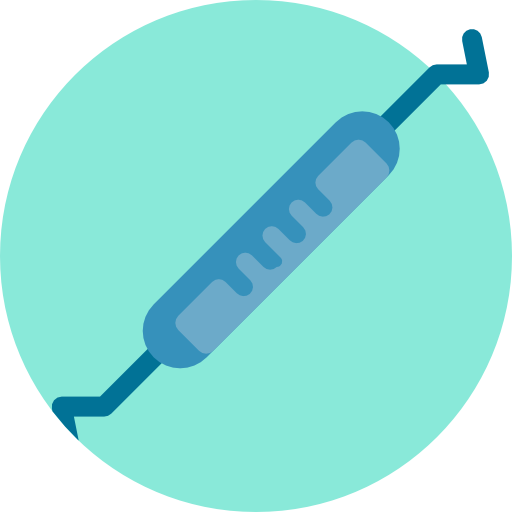 chirurgische sonde Detailed Flat Circular Flat icoon