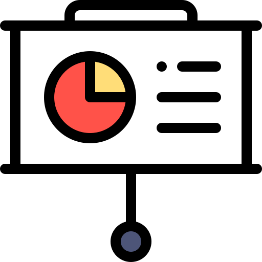 präsentation Detailed Rounded Lineal color icon