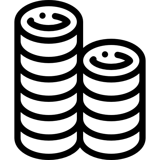 코인 Detailed Rounded Lineal icon