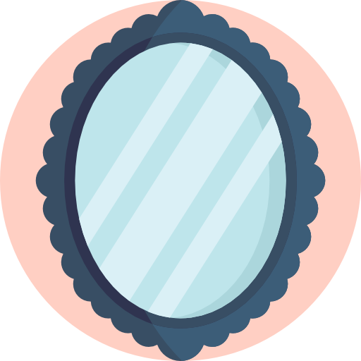 betoverde spiegel Detailed Flat Circular Flat icoon