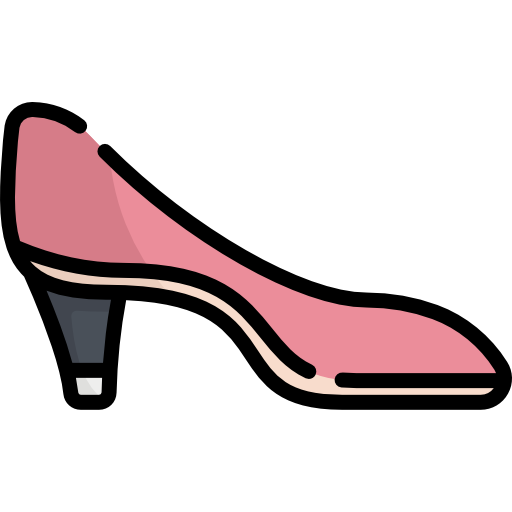 high heels Kawaii Lineal color icon