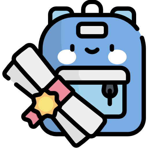 Backpack Kawaii Lineal color icon