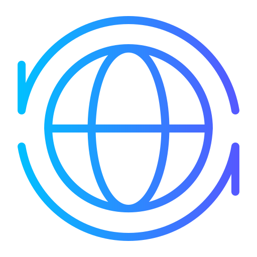 globale Generic gradient outline icona